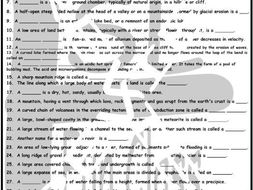 Geology and Planet Earth 1 Page BW Worksheet