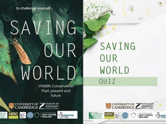 Saving Our World (KS4 and KS5)