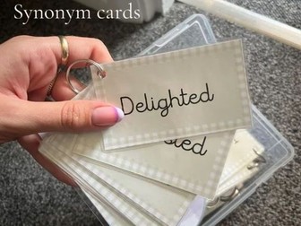 Synonym Cards