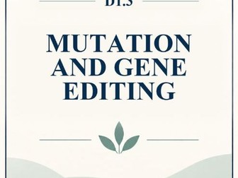 IB Biology HL D1.3 Mutation And Gene Editing MCQ Practice