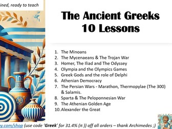 Ancient Greeks - 10 Lessons