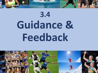 EDEXCEL A LEVEL PE FULL LESSON Yr1 Chapter 12 - Guidance and Feedback