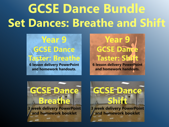 GCSE Dance Bundle - Set Dances: Breathe and Shift
