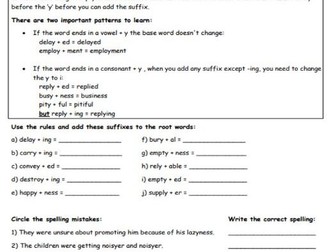 KS3 Spelling Booklet