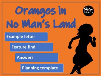 Oranges in No Man’s Land Example Letter from Dr Leila with Feature Identification & Answers