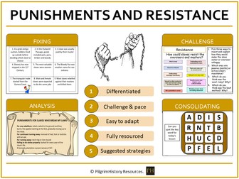 Slave Punishments and Resistance