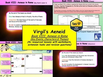 Virgil’s Aeneid Book VIII: Aeneas in Rome (4x Lessons) [New OCR A-Level: ‘The World of the Hero']