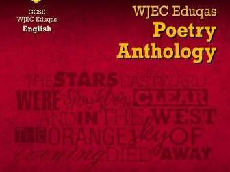 WJEC/EDUQAS Poetry Anthology