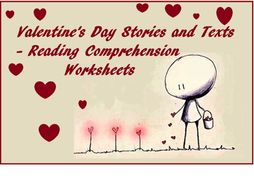 Valentine's Day Bundle x 7 Reading Comprehension Worksheets (69% OFF)