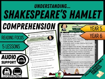 Understanding Shakespeare's Hamlet | Reading Comprehension | Year 5 and 6