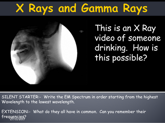 AQA Trilogy Science 9-1 Waves:-  X Rays and Gamma Rays