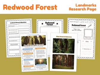 Redwood National and State Parks Research Project | Landmark Worksheets