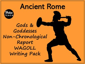 Romans | Gods & Goddesses | Example Non-Chronological Report Text Pack With WAGOLLs