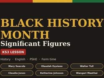 THE BLACK HISTORY