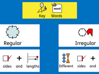 Regular and Irregular Shapes PowerPoint Lesson for Special Education/ESL