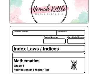 Index Laws / Indices