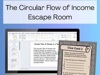 The Circular Flow of Income - Escape Room