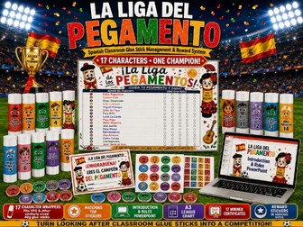 La Liga del Pegamento- Classroom Reward System