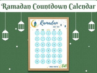 Ramadan Calendar 2026  | Ramadan Craft for Kids
