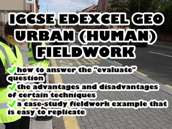 Human Fieldwork (Urban Environments) Guide for GCSE/IGCSE Geography