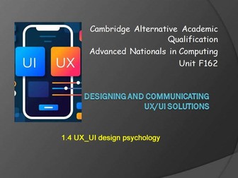 AAQ F162 UX/UI Solutions - 1.4 Design Psychology