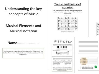 Music KS3 cover booklet