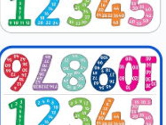 Counting Tents 1–12 – Timetables Desk Tents