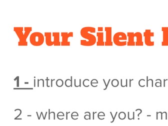 SEND Drama silent movies lesson 4