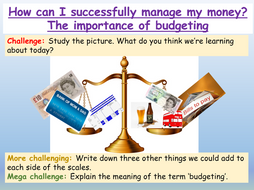 Money: Income and Outgoings