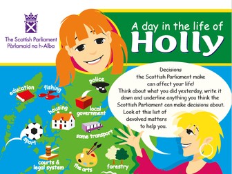 Scottish Parliament - A Day in the Life of Holly