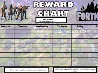 Fortnight Reward Chart
