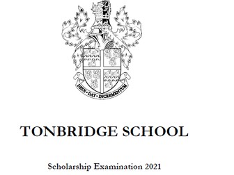 Tonbridge School Scholarship Maths papers and worked solutions