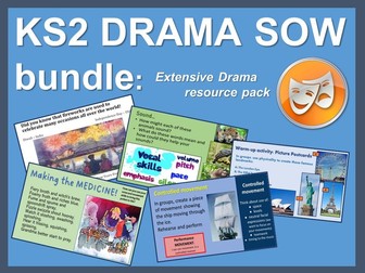 KS2 DRAMA bundle: 20 extensive schemes of work & resources