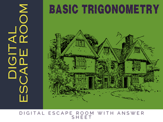 AS Maths - Basic Trigonometry Digital Escape Room