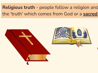 Belief and Truth (Religion & Science) Lesson