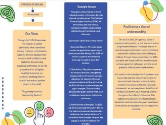 ELSA emotional support assistant staff leaflet