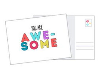 Praise Postcard - You Are Awesome
