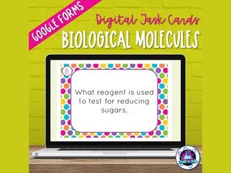 Biological Molecules Digital Task Cards