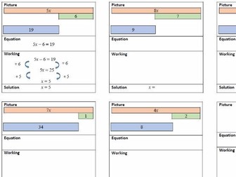 USING THE BAR MODEL TO SOLVE TWO STEP EQUATIONS