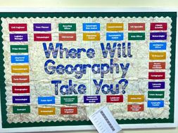 Geography Careers Display | Teaching Resources