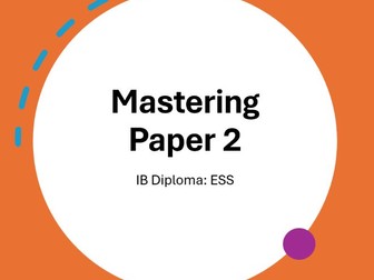 Mastering Paper 2 - IB ESS