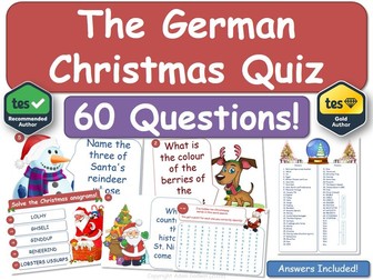 German Christmas Quiz! (MFL)