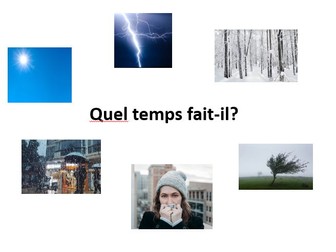 KS3 Weather in French - Quel temps fait-il?