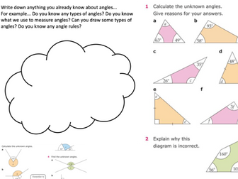 Angles Workbooks (Middle to Low Ability KS3)