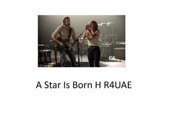 Higher English R4UAE RUAE Practice Paper-A Star Is Born