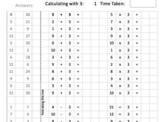 KS1 KS2  50 Mental Arithmetic worksheet starters  addition subtraction multiplication division