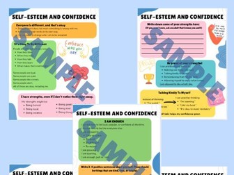 Self-Esteem and Confidence - (5 page pdf)