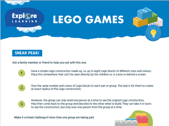 Free_Lego problem solving activites