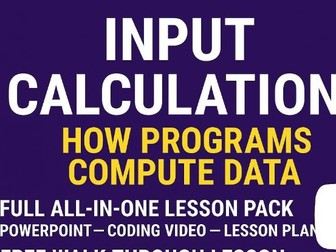Python Input, Output, Data Types & Calculations | KS3 & GCSE Computer Science Full Lesson