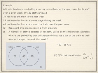 Venn Diagrams & Probability